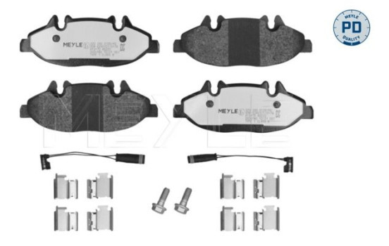 Brake Pad Set, disc brake MEYLE-PD Quality 025 240 0720/PD, Image 2