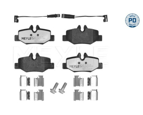 Brake Pad Set, disc brake MEYLE-PD Quality 025 240 0817/PD, Image 2