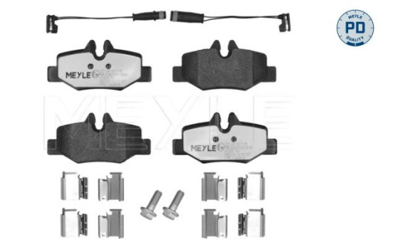 Brake Pad Set, disc brake MEYLE-PD Quality 025 240 0817/PD, Image 2