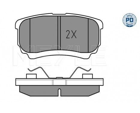 Brake Pad Set, disc brake MEYLE-PD Quality 025 240 1416/PD, Image 2