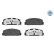 Brake Pad Set, disc brake MEYLE-PD Quality 025 240 4514/PD, Thumbnail 2