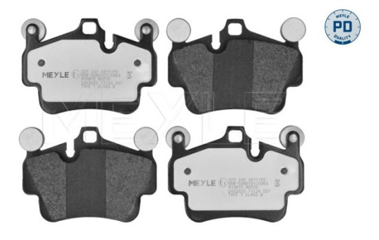 Brake Pad Set, disc brake MEYLE-PD Quality 025 240 4917/PD, Image 2
