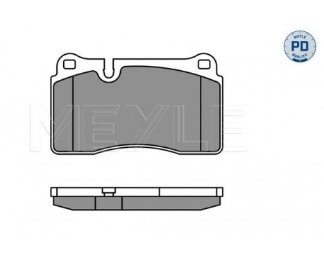 Brake Pad Set, disc brake MEYLE-PD Quality 025 240 9817/PD