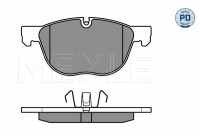 Brake Pad Set, disc brake MEYLE-PD Quality 025 241 7019/PD