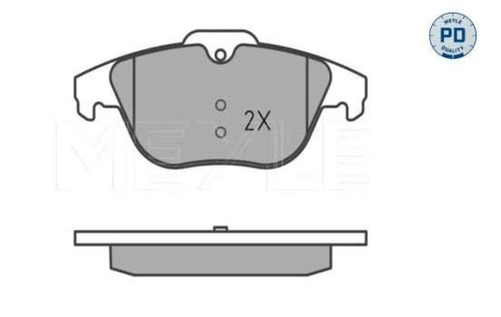 Brake Pad Set, disc brake MEYLE-PD Quality 025 242 5418/PD, Image 2