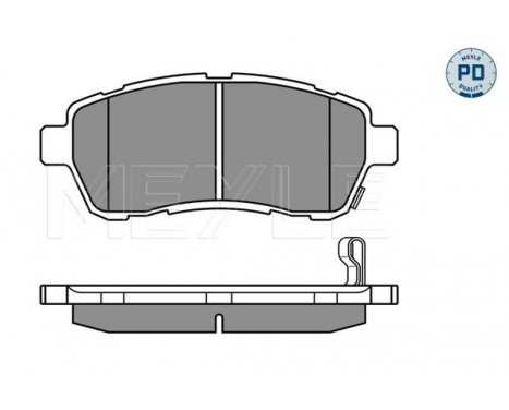 Brake Pad Set, disc brake MEYLE-PD Quality 025 242 8316/PD, Image 3