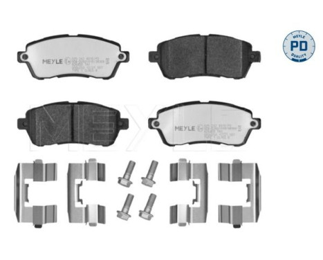 Brake Pad Set, disc brake MEYLE-PD Quality 025 242 8316/PD, Image 4