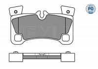 Brake Pad Set, disc brake MEYLE-PD Quality 025 242 9616/PD