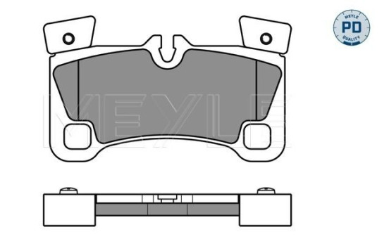 Brake Pad Set, disc brake MEYLE-PD Quality 025 242 9616/PD