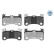 Brake Pad Set, disc brake MEYLE-PD Quality 025 242 9616/PD, Thumbnail 2