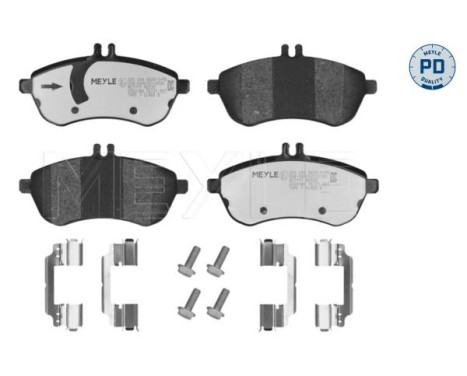 Brake Pad Set, disc brake MEYLE-PD Quality 025 243 0620-2/PD, Image 2