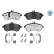 Brake Pad Set, disc brake MEYLE-PD Quality 025 243 0620-2/PD, Thumbnail 2