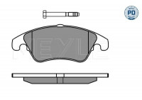 Brake Pad Set, disc brake MEYLE-PD Quality 025 243 1019/PD