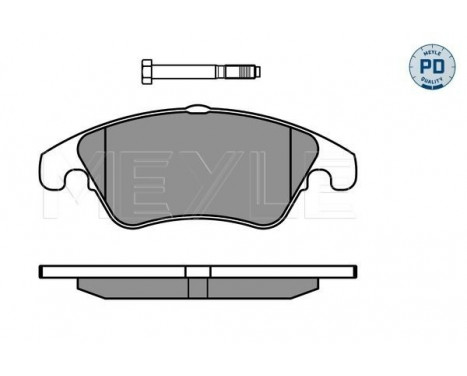 Brake Pad Set, disc brake MEYLE-PD Quality 025 243 1019/PD