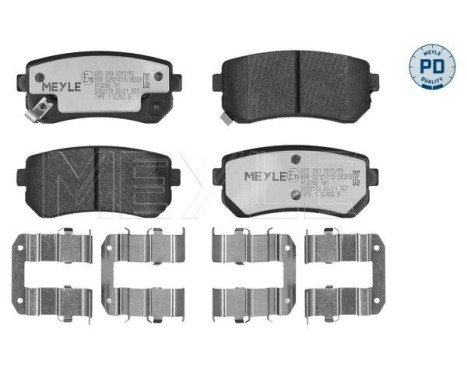 Brake Pad Set, disc brake MEYLE-PD Quality 025 243 2015/PD, Image 3