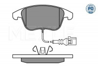 Brake Pad Set, disc brake MEYLE-PD Quality 025 243 3219/PD