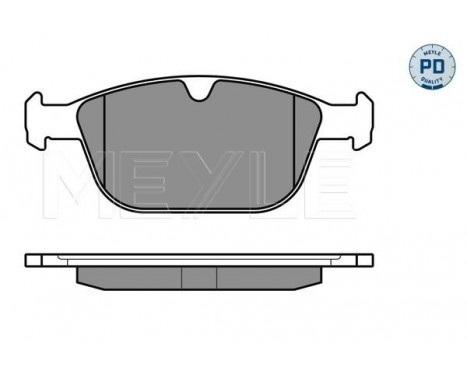 Brake Pad Set, disc brake MEYLE-PD Quality 025 243 9920/PD, Image 2