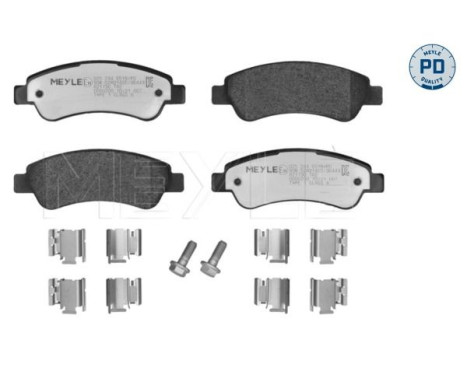 Brake Pad Set, disc brake MEYLE-PD Quality 025 244 6519/PD, Image 2