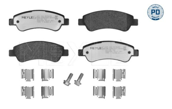 Brake Pad Set, disc brake MEYLE-PD Quality 025 244 6519/PD, Image 2