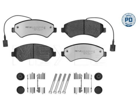 Brake Pad Set, disc brake MEYLE-PD Quality 025 244 6619-1/PD, Image 2