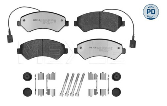 Brake Pad Set, disc brake MEYLE-PD Quality 025 244 6619-1/PD, Image 2