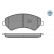 Brake Pad Set, disc brake MEYLE-PD Quality 025 244 6619-2/PD, Thumbnail 2