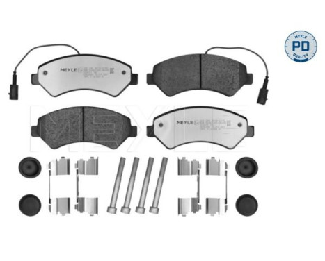 Brake Pad Set, disc brake MEYLE-PD Quality 025 244 6619-2/PD, Image 3