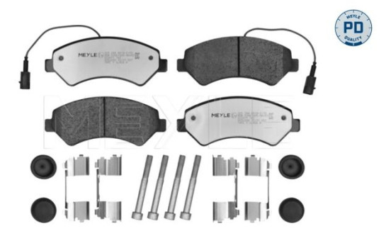 Brake Pad Set, disc brake MEYLE-PD Quality 025 244 6619-2/PD, Image 3