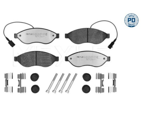 Brake Pad Set, disc brake MEYLE-PD Quality 025 244 6819-1/PD, Image 3