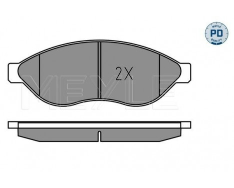 Brake Pad Set, disc brake MEYLE-PD Quality 025 244 6819-2/PD, Image 2