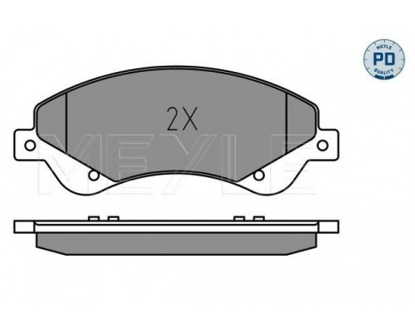 Brake Pad Set, disc brake MEYLE-PD Quality 025 244 8518/PD, Image 2