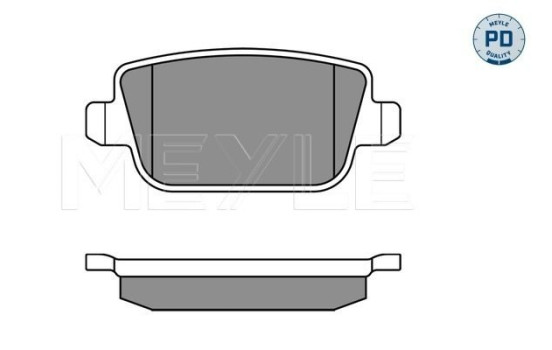 Brake Pad Set, disc brake MEYLE-PD Quality 025 245 3715/PD