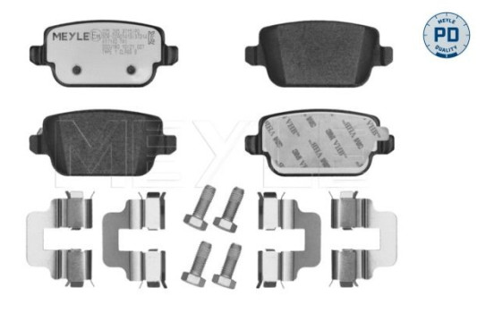 Brake Pad Set, disc brake MEYLE-PD Quality 025 245 3715/PD, Image 2