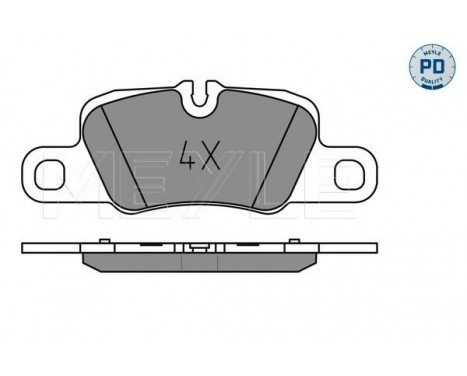 Brake Pad Set, disc brake MEYLE-PD Quality 025 245 5416/PD