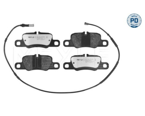 Brake Pad Set, disc brake MEYLE-PD Quality 025 245 5416/PD, Image 2