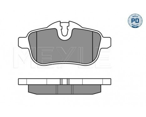 Brake Pad Set, disc brake MEYLE-PD Quality 025 245 5918/PD
