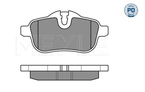 Brake Pad Set, disc brake MEYLE-PD Quality 025 245 5918/PD