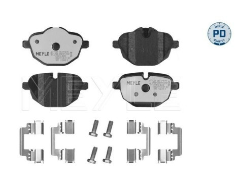 Brake Pad Set, disc brake MEYLE-PD Quality 025 245 6118/PD, Image 2