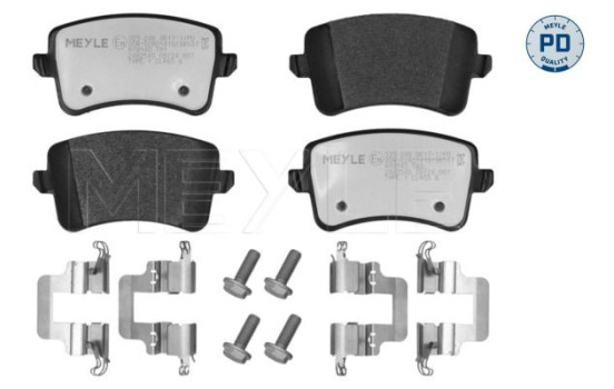 Brake Pad Set, disc brake MEYLE-PD Quality 025 246 0617-1/PD, Image 2