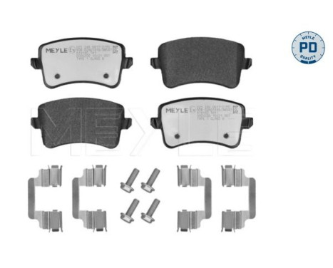 Brake Pad Set, disc brake MEYLE-PD Quality 025 246 0617-2/PD, Image 2