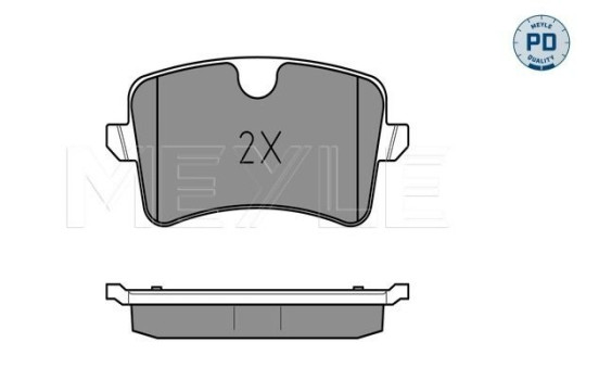 Brake Pad Set, disc brake MEYLE-PD Quality 025 246 0617/PD, Image 3