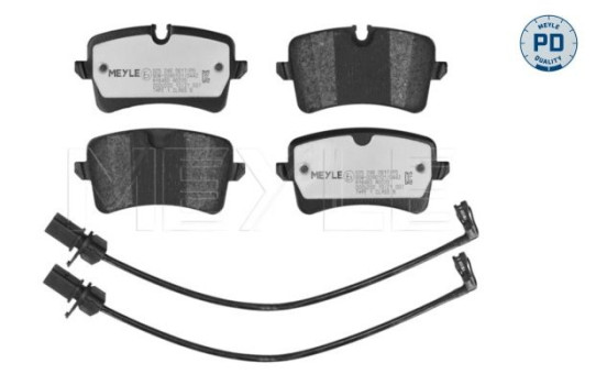Brake Pad Set, disc brake MEYLE-PD Quality 025 246 0617/PD, Image 4