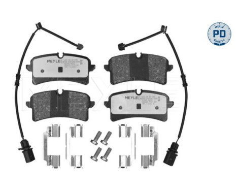 Brake Pad Set, disc brake MEYLE-PD Quality 025 246 4317/PD, Image 2