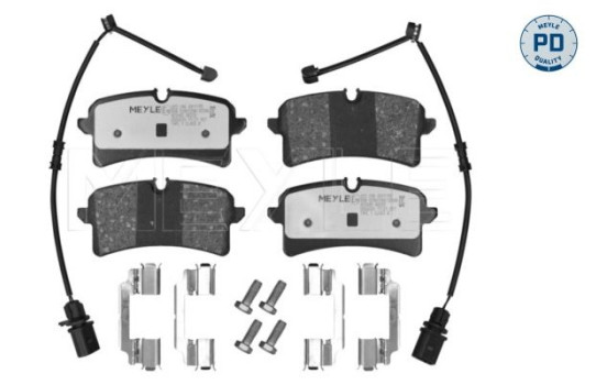 Brake Pad Set, disc brake MEYLE-PD Quality 025 246 4317/PD, Image 2