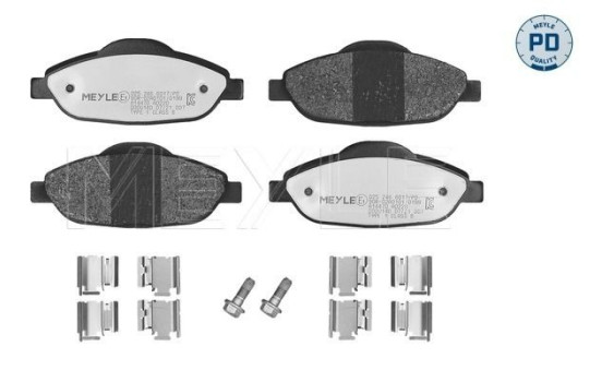 Brake Pad Set, disc brake MEYLE-PD Quality 025 246 6017/PD