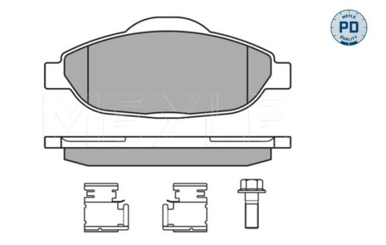 Brake Pad Set, disc brake MEYLE-PD Quality 025 246 6017/PD, Image 2