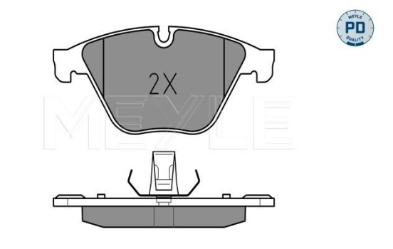 Brake Pad Set, disc brake MEYLE-PD Quality 025 246 8820/PD
