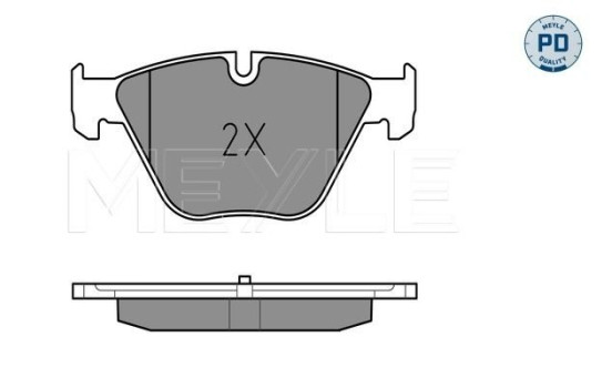 Brake Pad Set, disc brake MEYLE-PD Quality 025 246 8820/PD, Image 2