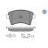 Brake Pad Set, disc brake MEYLE-PD Quality 025 246 9318/PD