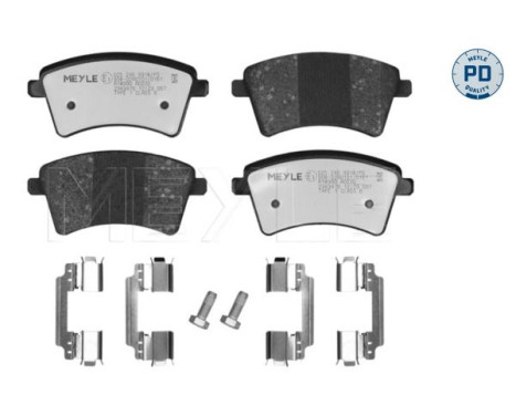 Brake Pad Set, disc brake MEYLE-PD Quality 025 246 9318/PD, Image 2